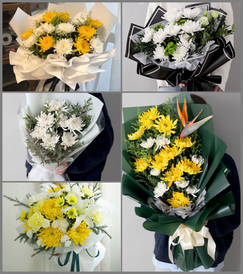 广东梅州市五华县周江镇蓝坑村白事花束代送